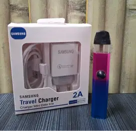 POD Caliburn Kondisi Mati dan Charger Micro USB Baru