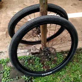 Wheelset MTB 26inch siap pakai