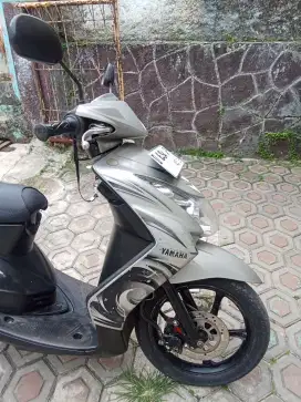 YAMAHA MIO SOUL 2008 WARNA ASLI PERAK