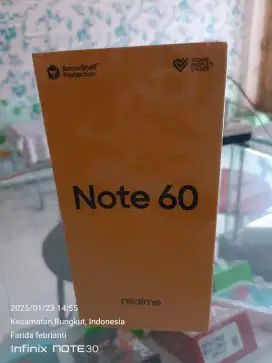Realme note 60 6+6/128gb baru garansi resmi bisa TT Kredit