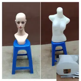 Manekin Hijab dan Setengah Badan