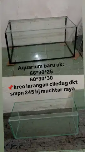 Aquarium Uk 66*30*25 & 60*30*30 5mm