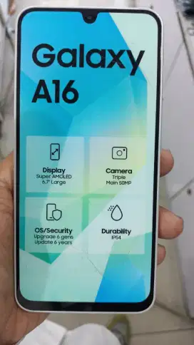Type Baru dari Samsung A16 Ram 8/128 , Ram 8/256