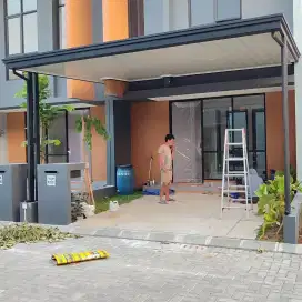 Canopi alderon single layer kombinasi plafon pvc profil modern