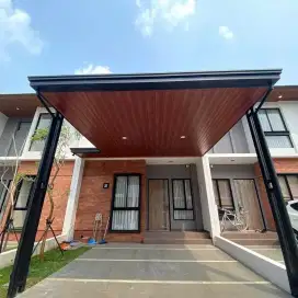 Canopi alderon single layer kombinasi plafon pvc profil modern