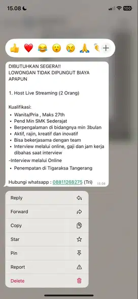 LOWONGAN KERJA URGENT!