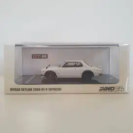 Inno64 Nissan Skyline 2000 GT-R KPGC10 1/64 (White, Putih, KPGC 10)