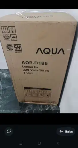 Jual kulkas Aqua masih baru