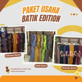 PAKET USAHA BATIK || DASTER, LONGDRESS, SETELAN & KEMEJA