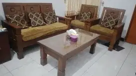 1 set kursi jati