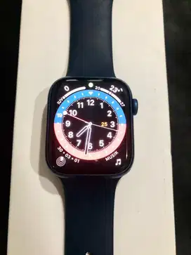 Apple watch seri 7 45mm blue alu mint cond