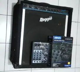 Speaker Aktif set Mixer Ashley