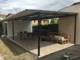 PEMASANGAN CANOPY ALDERON MINIMALIS