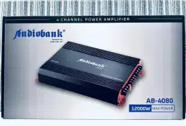 Power Audio 4ch Audiobank new, Tenaga Bagus