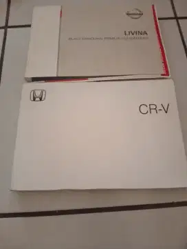 Buku panduan Honda CRv gen 3 dan Nissan livina