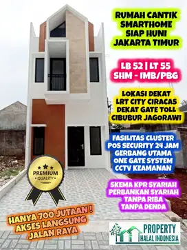 Rumah Siap Huni Cilangkap Jakarta SHM IMBPBG KPR Syariah Tanpa Riba