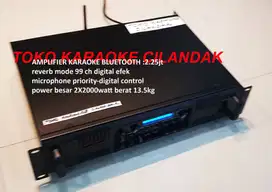 AMPLIFIER KARAOKE harga 2.25juta  COCOK UNTUK KARAOKE RUMAHAN KANTOR