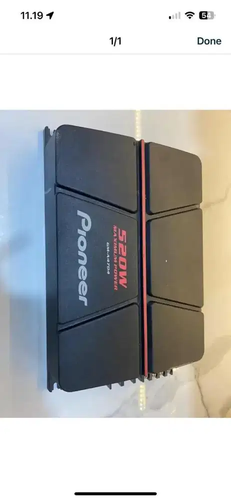 POWER Pioneer GM A4704 Max 520W 4/3/2 Channel