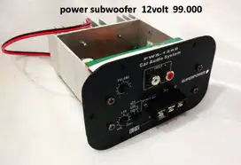 power mono block subwoofer