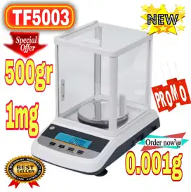 Timbangan emas laboratorium obat tf5003 500gr 0.001g 1mg