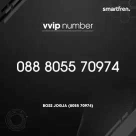 Nomor Cantik Smartfren BOSS JOGJA (8055 70974)