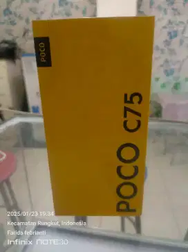 Poco C75 8+8/256gb BARU garansi resmi 1th bisa TT atau Kredit