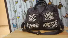 Tas Kulit Ori warna Coklat tua