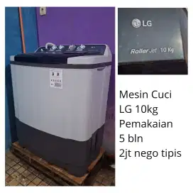 Mesin Cuci Merk LG 10KG