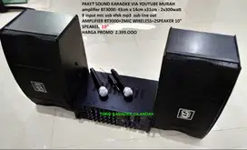 PAKET SOUND KARAOKE VIA YOUTUBE MURAH amplifier BT3000