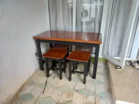 Meja kursi warung makan , meja kursi Cafe resto, meja teras kios