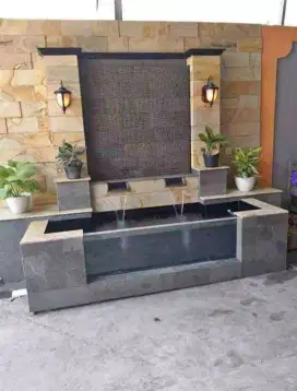 Kolam koi minimalis modern