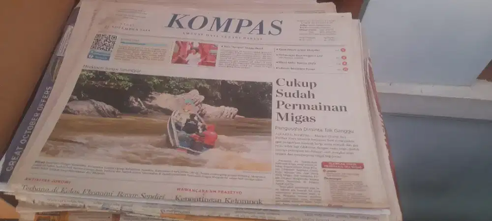 Jual Koran bekas (KOMPAS,SUARA KARYA dll)