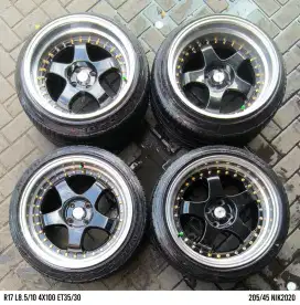 Jual beli velg mobil work maister r17 4x100 jazz vios soluna dll