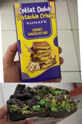 Coklat Dubai Pistacio kunafe