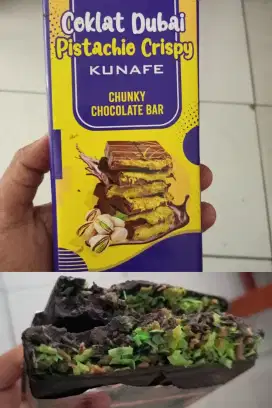 Coklat ala Dubai pistacio kunafe