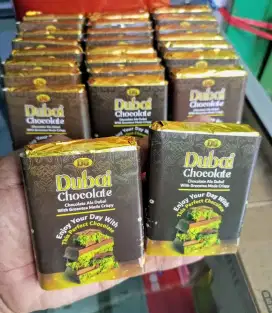 Coklat Mini Dubai greentea mede crispy