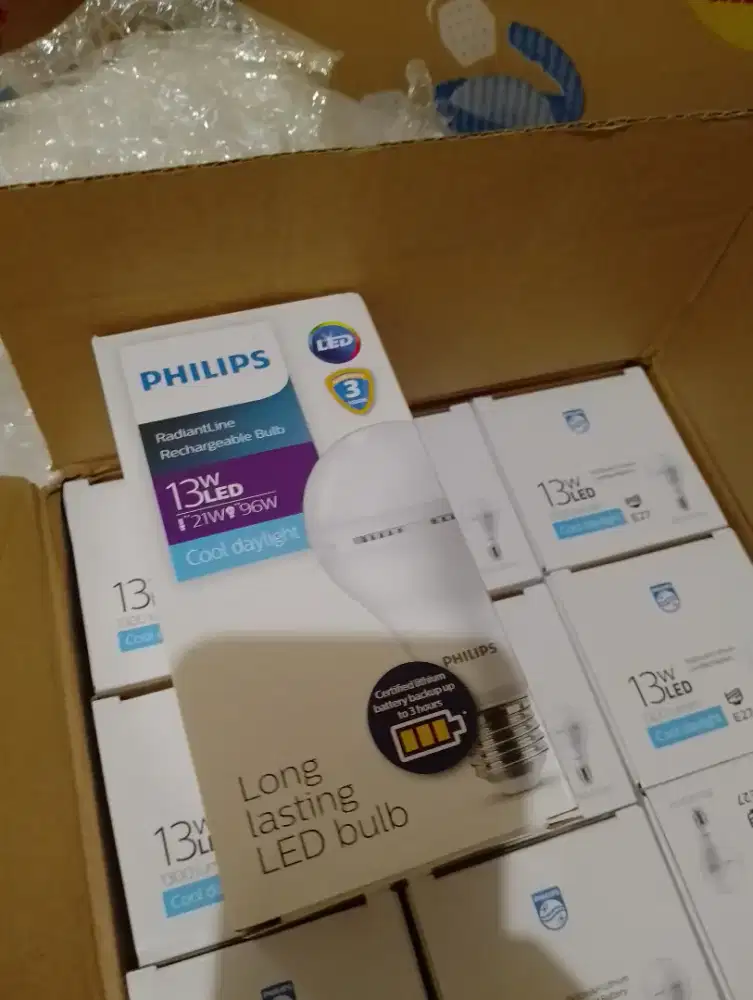 Lampu LED Philips emergency 13 Watt baru