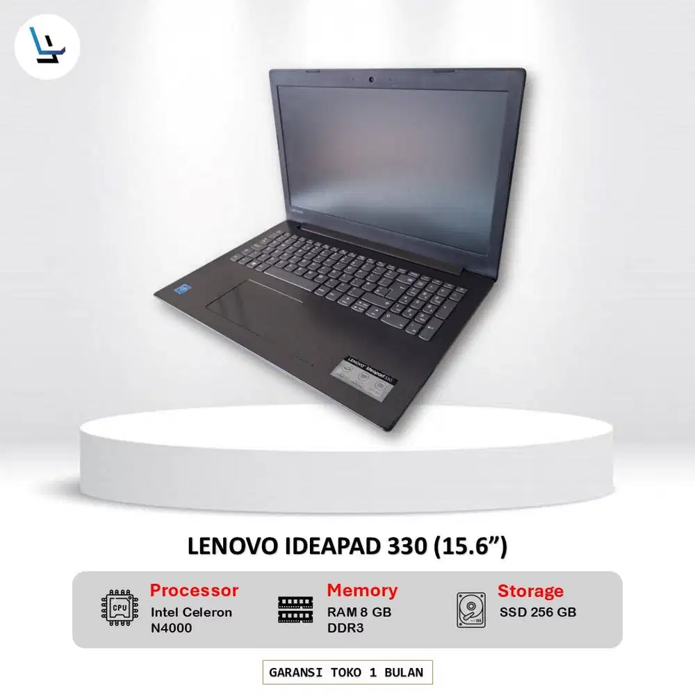 LAPTOP LENOVO IDEAPAD 330 15inc RAM 8GB SSD 256GB