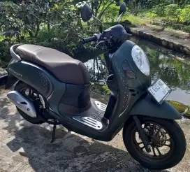 Scoopy 2024 hijau doff jarang dipakai