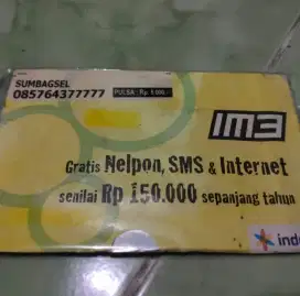 Nomor Cantik Indosat IM3 Ekor Panca Tujuh