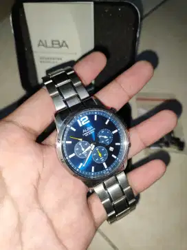 Jam tangan pria Alba AT3E8EX1 chronograph