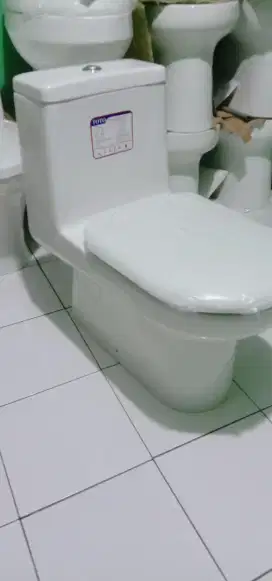 Kloset duduk model monoblok type CW868NJ.