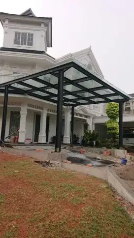 PEMASANGAN CANOPY KACA