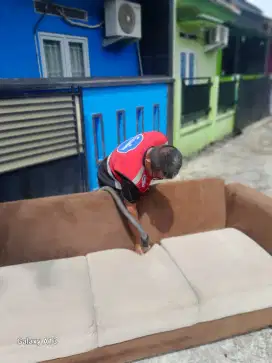 Jasa cuci kasur sofa jok mobil