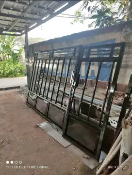 Pagar Sleding Grc Kombinasi Plat