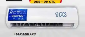 Ac denpoo 1pk + pasang (680 watt)