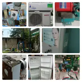 Jasa service Mesin cuci, freezer,,kulkas,water heater,bergaransi