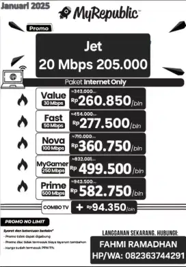 Myrepublic internet unlimited