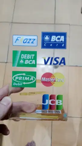 Debit BCA,Visa,Master Card,dll