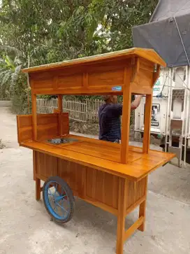 Gerobak Angkringan Bakso Mie Ayam PeceL Bubur Sate Martabak Ronde dlL